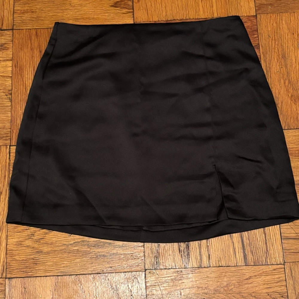 Wild Fable Black Silky Skirt